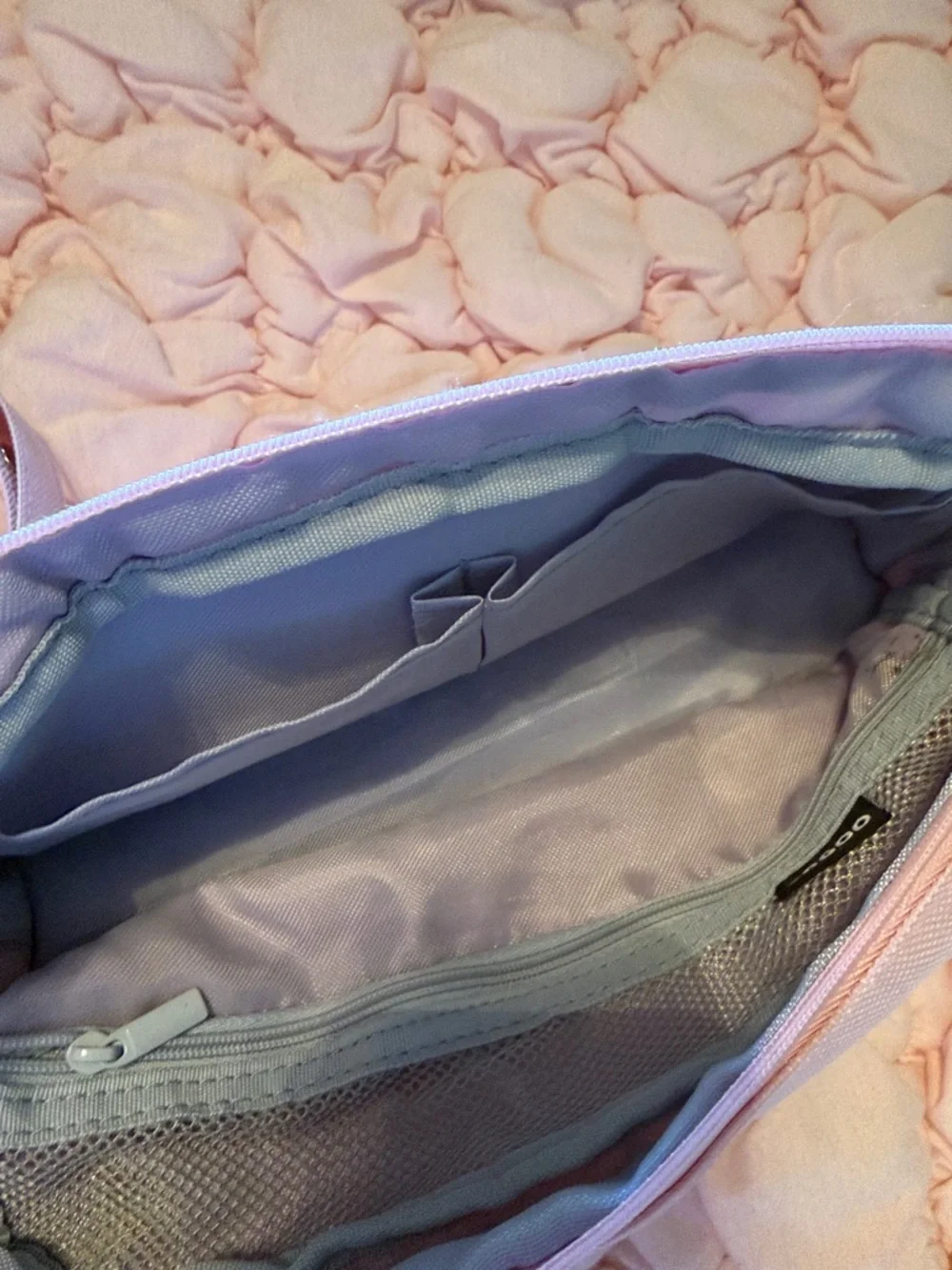 Special Pink Canvas Pencil Case - Soft Pastel Pink Organizer